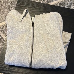 Adidas zip up jacket (large)